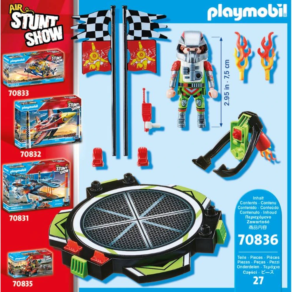 PLAYMOBIL Air Stuntshow Jetpack Vlieger 70836 6 PLAYMOBIL Air Stuntshow Jetpack Vlieger 70836 - Afbeelding 6
