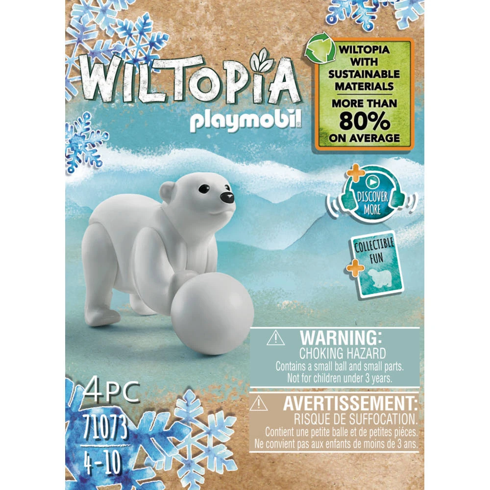 PLAYMOBIL Wiltopia Baby Ijsbeer 71073 3 PLAYMOBIL Wiltopia Baby Ijsbeer 71073 - Afbeelding 3