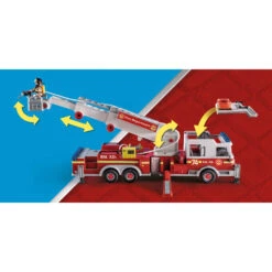 PLAYMOBIL City Action Amerikaanse Brandweerwagen Met Ladder 70935 -Kinderspeelgoedwinkel 1993517 ead77096
