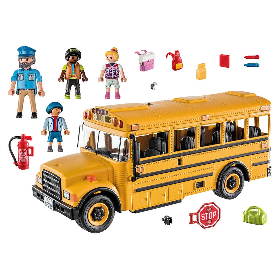 PLAYMOBIL City Life Amerikaanse Schoolbus 71094 2 PLAYMOBIL City Life Amerikaanse Schoolbus 71094 - Afbeelding 2