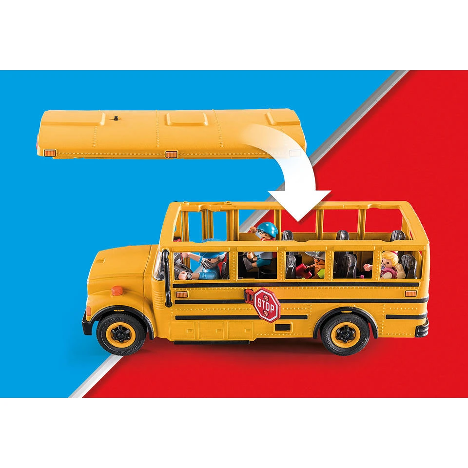 PLAYMOBIL City Life Amerikaanse Schoolbus 71094 3 PLAYMOBIL City Life Amerikaanse Schoolbus 71094 - Afbeelding 3