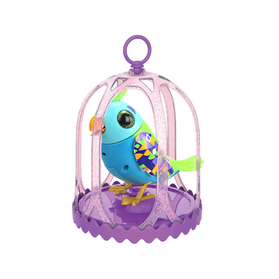 Silverlit Digibirds Hooded Papegaai In Kooi 1 Silverlit Digibirds Hooded Papegaai In Kooi