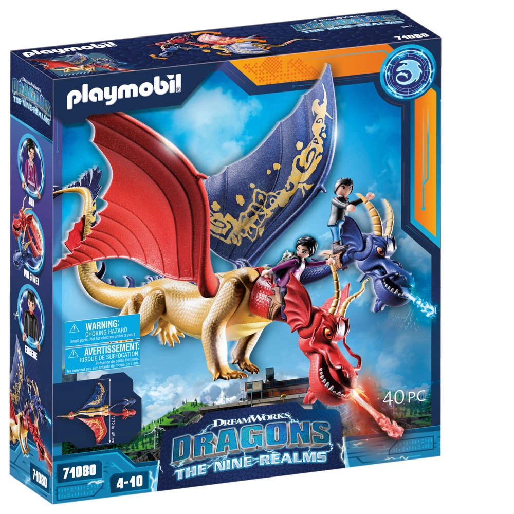 PLAYMOBIL Dragons: The Nine Realms Wu & Wei Met Jun 71080 3 PLAYMOBIL Dragons: The Nine Realms Wu & Wei Met Jun 71080 - Afbeelding 3