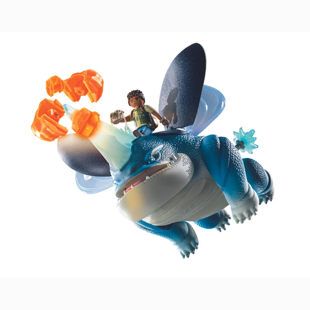 PLAYMOBIL Dragons: The Nine Realms Plowhorn & D'Angelo 71082 3 PLAYMOBIL Dragons: The Nine Realms Plowhorn & D'Angelo 71082 - Afbeelding 3