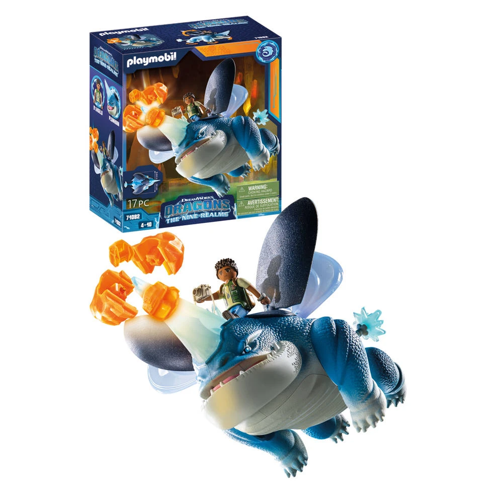 PLAYMOBIL Dragons: The Nine Realms Plowhorn & D'Angelo 71082 1 PLAYMOBIL Dragons: The Nine Realms Plowhorn & D'Angelo 71082