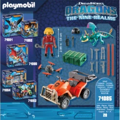 PLAYMOBIL Dragons: The Nine Realms Icaris Quad & Phil 71085 10 PLAYMOBIL Dragons: The Nine Realms Icaris Quad & Phil 71085 -Kinderspeelgoedwinkel 1993608 9568b98b