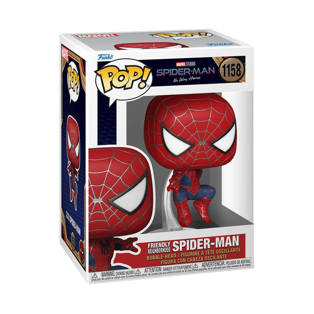 Funko Pop! Figuur Spider-Man: No Way Home Friendly Neighborhood Spider-Man 1 Funko Pop! Figuur Spider-Man: No Way Home Friendly Neighborhood Spider-Man