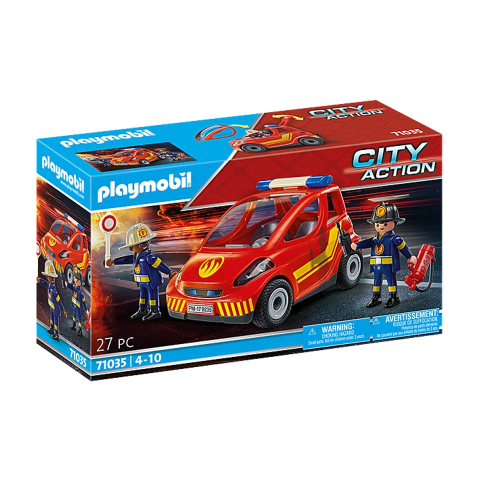 PLAYMOBIL City Action Kleine Brandweerwagen 71035 2 PLAYMOBIL City Action Kleine Brandweerwagen 71035 - Afbeelding 2