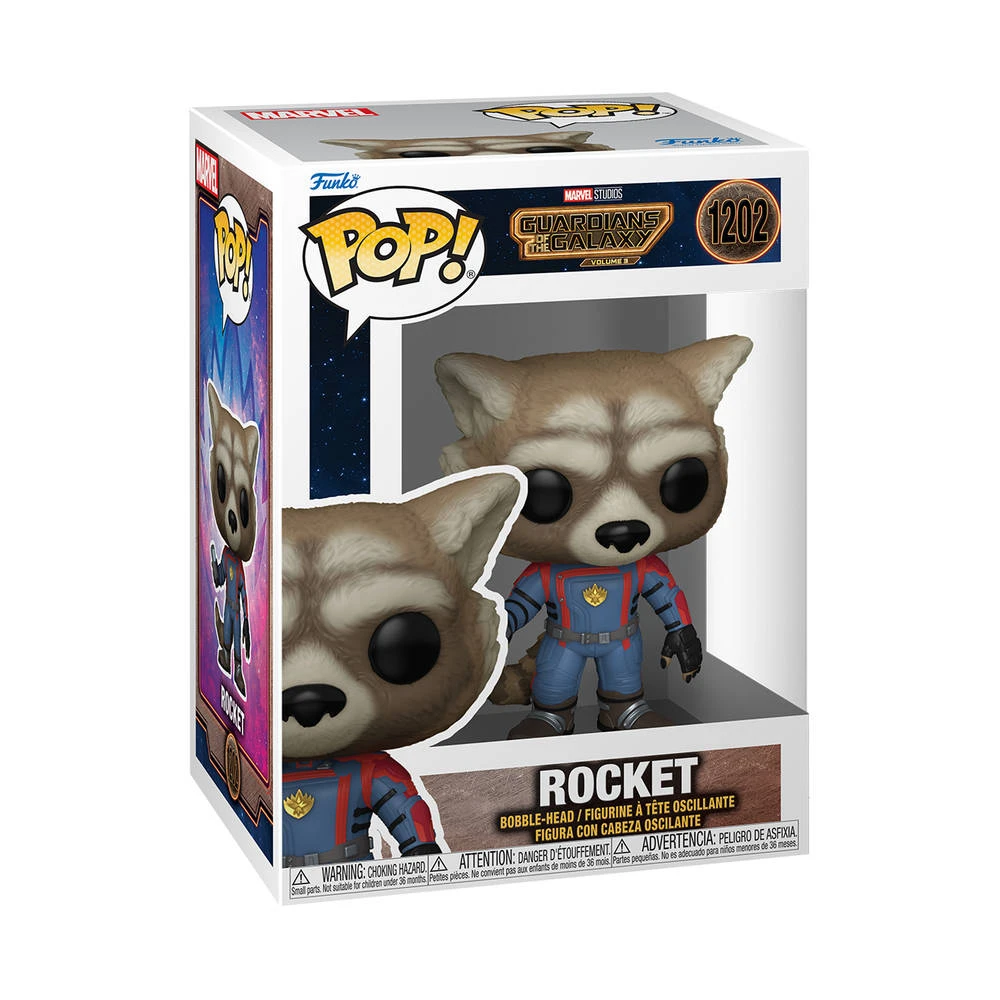 Funko Pop! Figuur Marvel Guardians Of The Galaxy Volume 3 Rocket 1 Funko Pop! Figuur Marvel Guardians Of The Galaxy Volume 3 Rocket