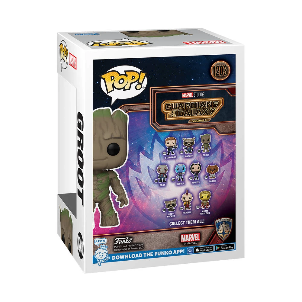 Funko Pop! Figuur Marvel Guardians Of The Galaxy Volume 3 Groot 3 Funko Pop! Figuur Marvel Guardians Of The Galaxy Volume 3 Groot - Afbeelding 3