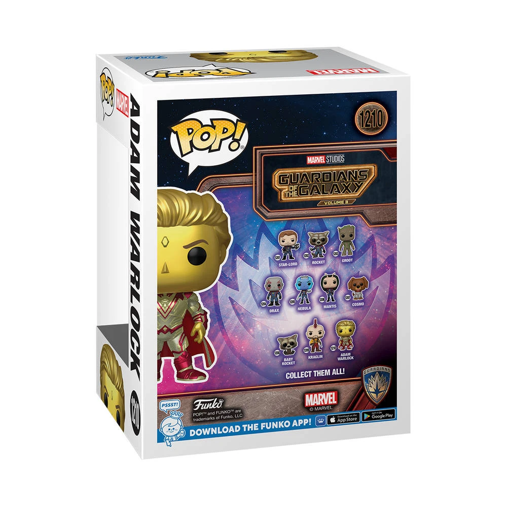 Funko Pop! Figuur Marvel Guardians Of The Galaxy Volume 3 Adam Warlock 3 Funko Pop! Figuur Marvel Guardians Of The Galaxy Volume 3 Adam Warlock - Afbeelding 3