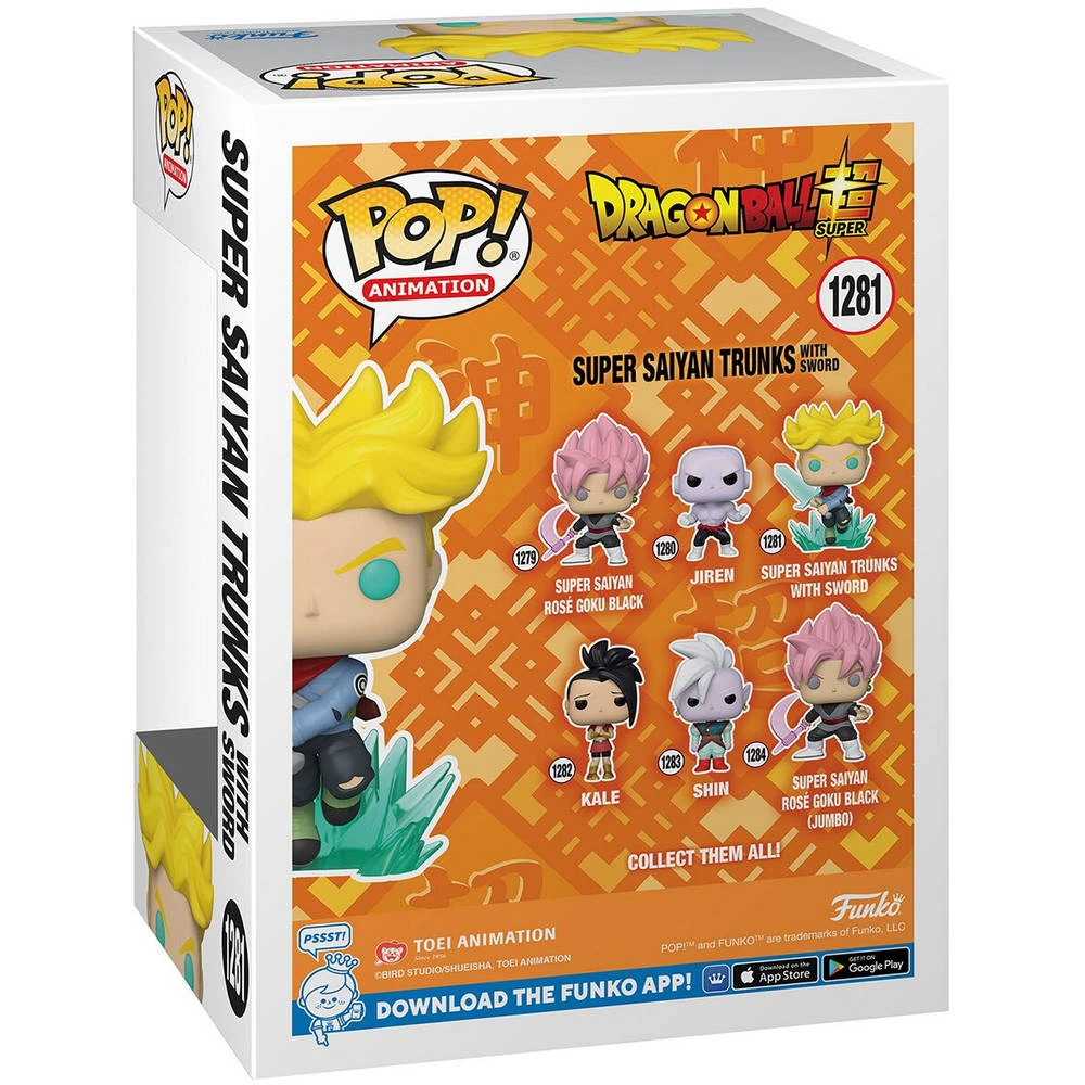 Funko Pop! Figuur Dragon Ball Super Super Saiyan Trunks With Sword 3 Funko Pop! Figuur Dragon Ball Super Super Saiyan Trunks With Sword - Afbeelding 3