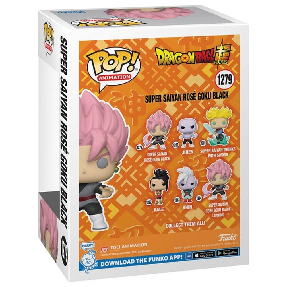 Funko Pop! Figuur Dragon Ball Super Super Saiyan Rosé Goku Black GITD 4 Funko Pop! Figuur Dragon Ball Super Super Saiyan Rosé Goku Black GITD - Afbeelding 4