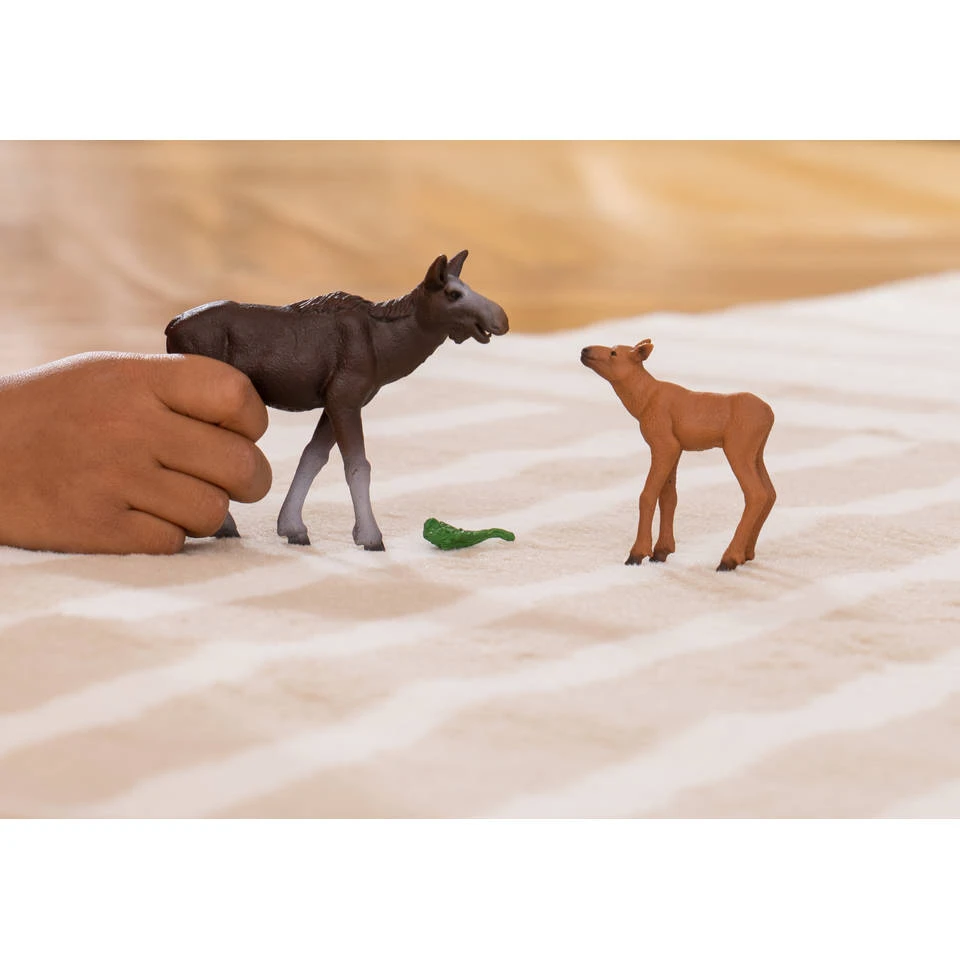 Schleich WILD LIFE Eland Met Elandkalf 42603 2 Schleich WILD LIFE Eland Met Elandkalf 42603 - Afbeelding 2