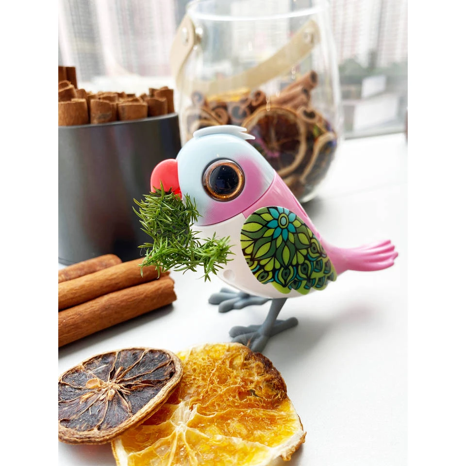 Silverlit DigiBirds Single Interactief Vogeltje Hooded Parrot 4 Silverlit DigiBirds Single Interactief Vogeltje Hooded Parrot - Afbeelding 4