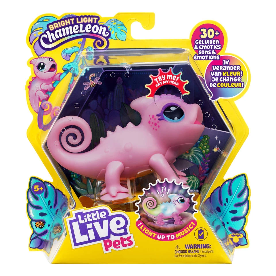 Little Live Pets Bright Light Kameleon Nova - Roze 1 Little Live Pets Bright Light Kameleon Nova - Roze