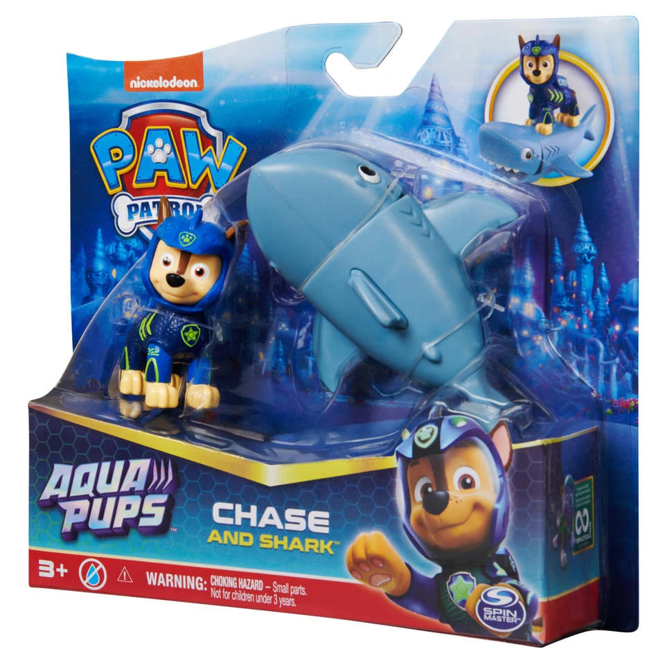 SPIN MASTER PAW Patrol Aqua Pups Speelfigurenset Met Chase En Shark 4 SPIN MASTER PAW Patrol Aqua Pups Speelfigurenset Met Chase En Shark - Afbeelding 4
