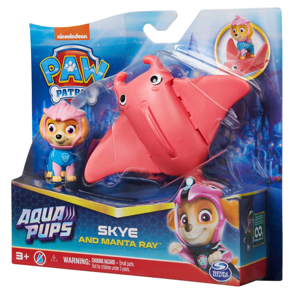 SPIN MASTER PAW Patrol Aqua Pups Skye En Reuzenmanta 5 SPIN MASTER PAW Patrol Aqua Pups Skye En Reuzenmanta - Afbeelding 5