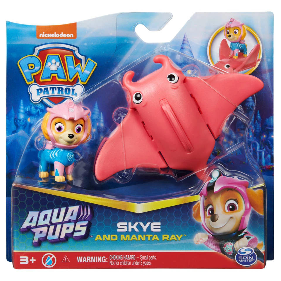 SPIN MASTER PAW Patrol Aqua Pups Skye En Reuzenmanta 1 SPIN MASTER PAW Patrol Aqua Pups Skye En Reuzenmanta