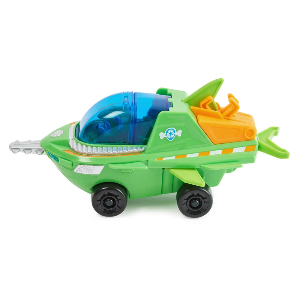 SPIN MASTER PAW Patrol Aqua Pups Transformerend Zaagvis Voertuig Met Rocky 3 SPIN MASTER PAW Patrol Aqua Pups Transformerend Zaagvis Voertuig Met Rocky - Afbeelding 3