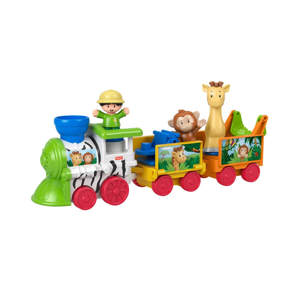 Fisher Price Fisher-Price Little People Muzikale Dierentuintrein 2 Fisher Price Fisher-Price Little People Muzikale Dierentuintrein - Afbeelding 2