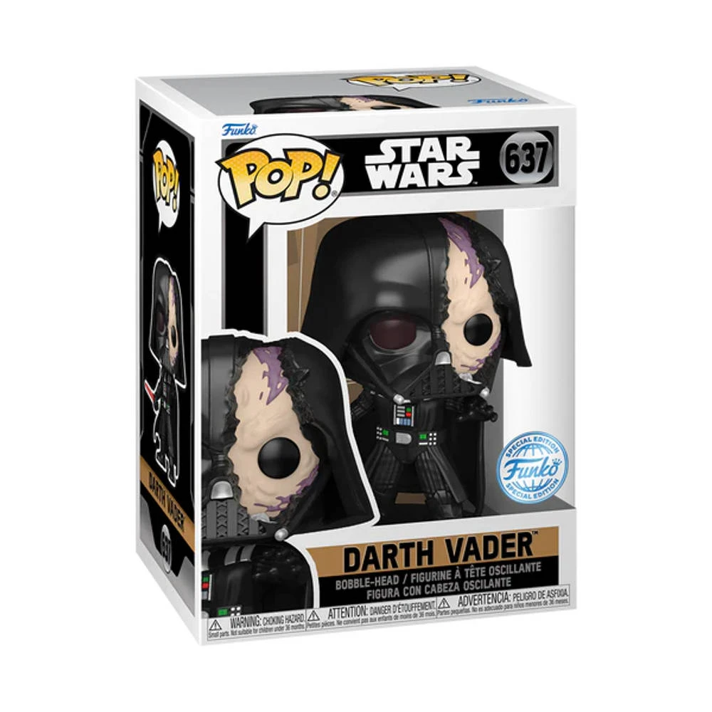 Funko Pop! Figuur Star Wars Darth Vader With Damaged Helmet 2 Funko Pop! Figuur Star Wars Darth Vader With Damaged Helmet - Afbeelding 2