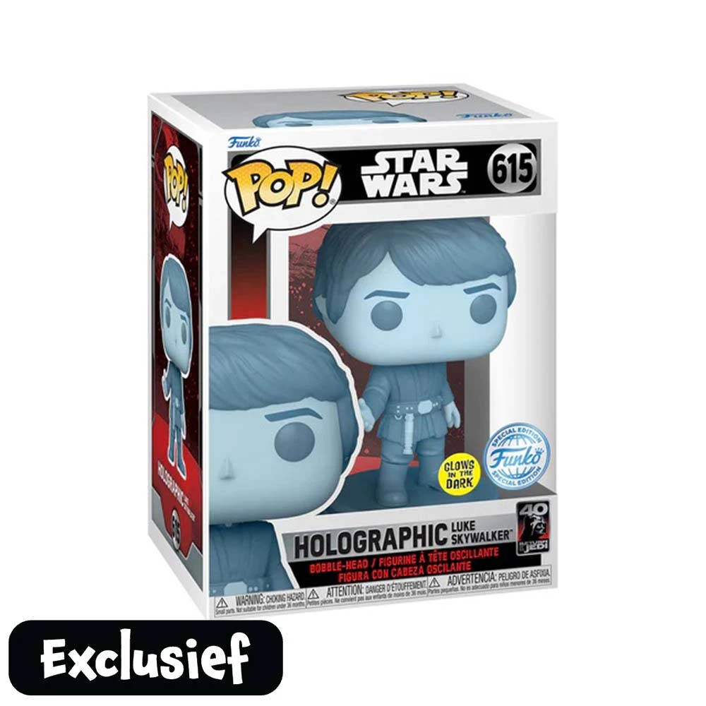 Funko Pop! Figuur Star Wars Return Of The Jedi Holographic Luke Skywalker GITD 1 Funko Pop! Figuur Star Wars Return Of The Jedi Holographic Luke Skywalker GITD