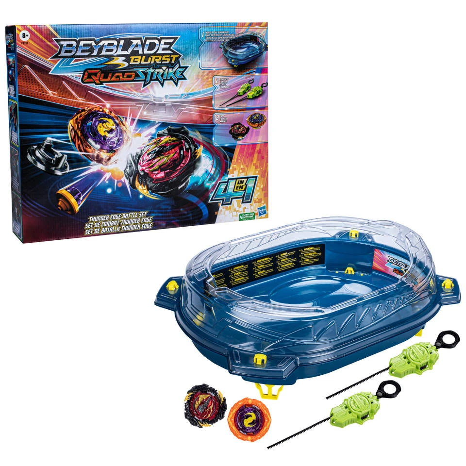 Beyblade Burst QuadStrike Thunder Edge Battle Set 2 Beyblade Burst QuadStrike Thunder Edge Battle Set - Afbeelding 2