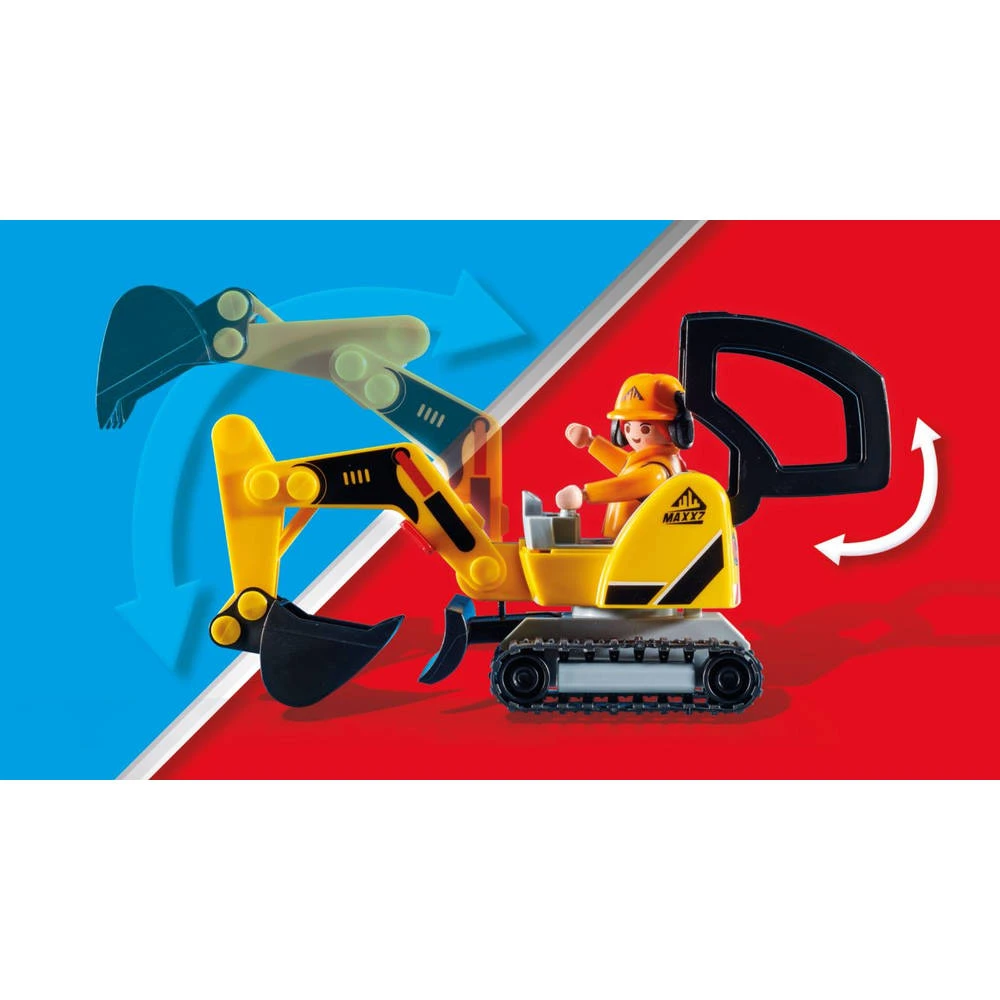 PLAYMOBIL City Action Wegenbouw 71045 6 PLAYMOBIL City Action Wegenbouw 71045 - Afbeelding 6