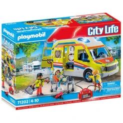 PLAYMOBIL City Life Ambulance Met Licht En Geluid 71202 -Kinderspeelgoedwinkel 1995211 2a835669