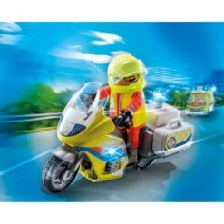 PLAYMOBIL City Life Noodmotorfiets Met Zwaailicht 71205 -Kinderspeelgoedwinkel 1995214 1c652949