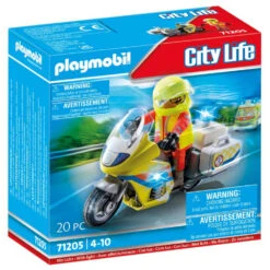 PLAYMOBIL City Life Noodmotorfiets Met Zwaailicht 71205 -Kinderspeelgoedwinkel 1995214 ae3c5e17
