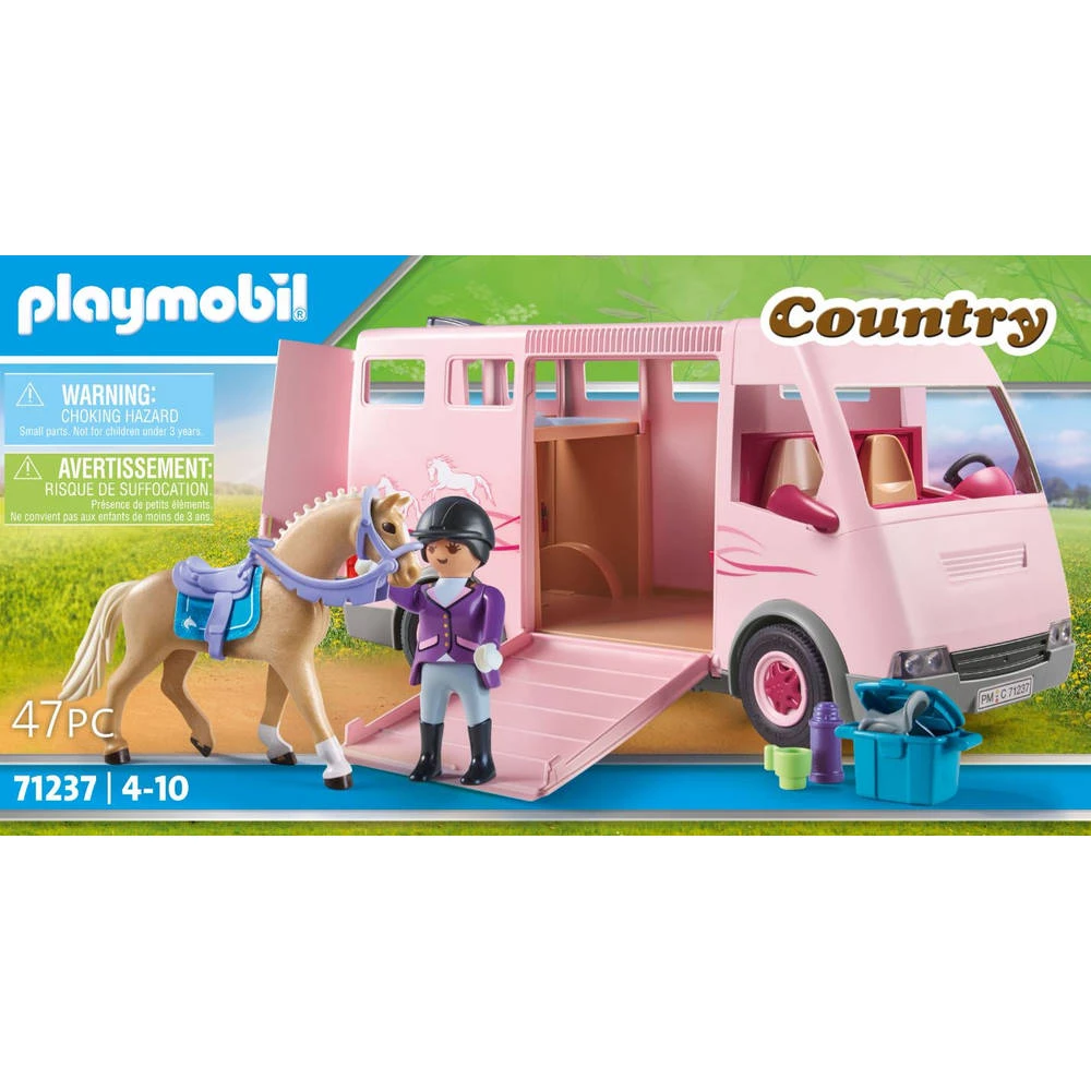 PLAYMOBIL Country Paardentransportwagen 71237 6 PLAYMOBIL Country Paardentransportwagen 71237 - Afbeelding 6