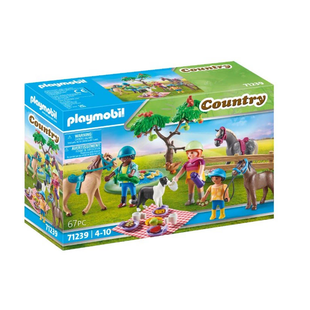 PLAYMOBIL Country Picknick Excursie Met Paarden 71239 2 PLAYMOBIL Country Picknick Excursie Met Paarden 71239 - Afbeelding 2