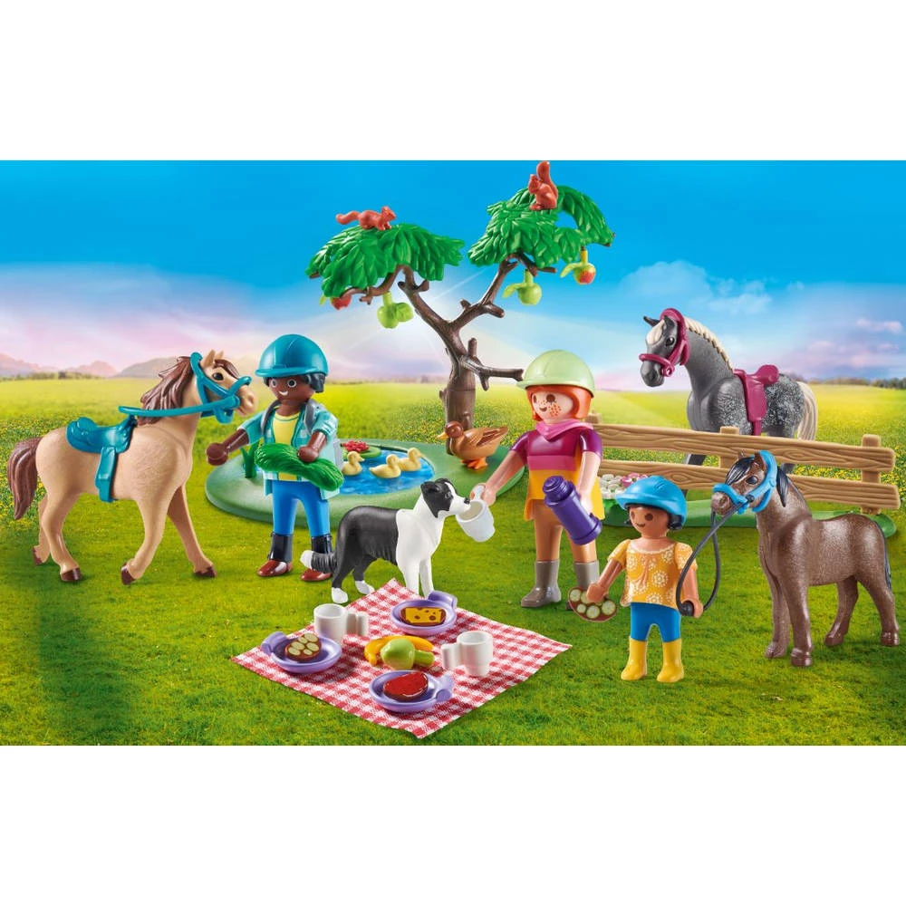 PLAYMOBIL Country Picknick Excursie Met Paarden 71239 5 PLAYMOBIL Country Picknick Excursie Met Paarden 71239 - Afbeelding 5