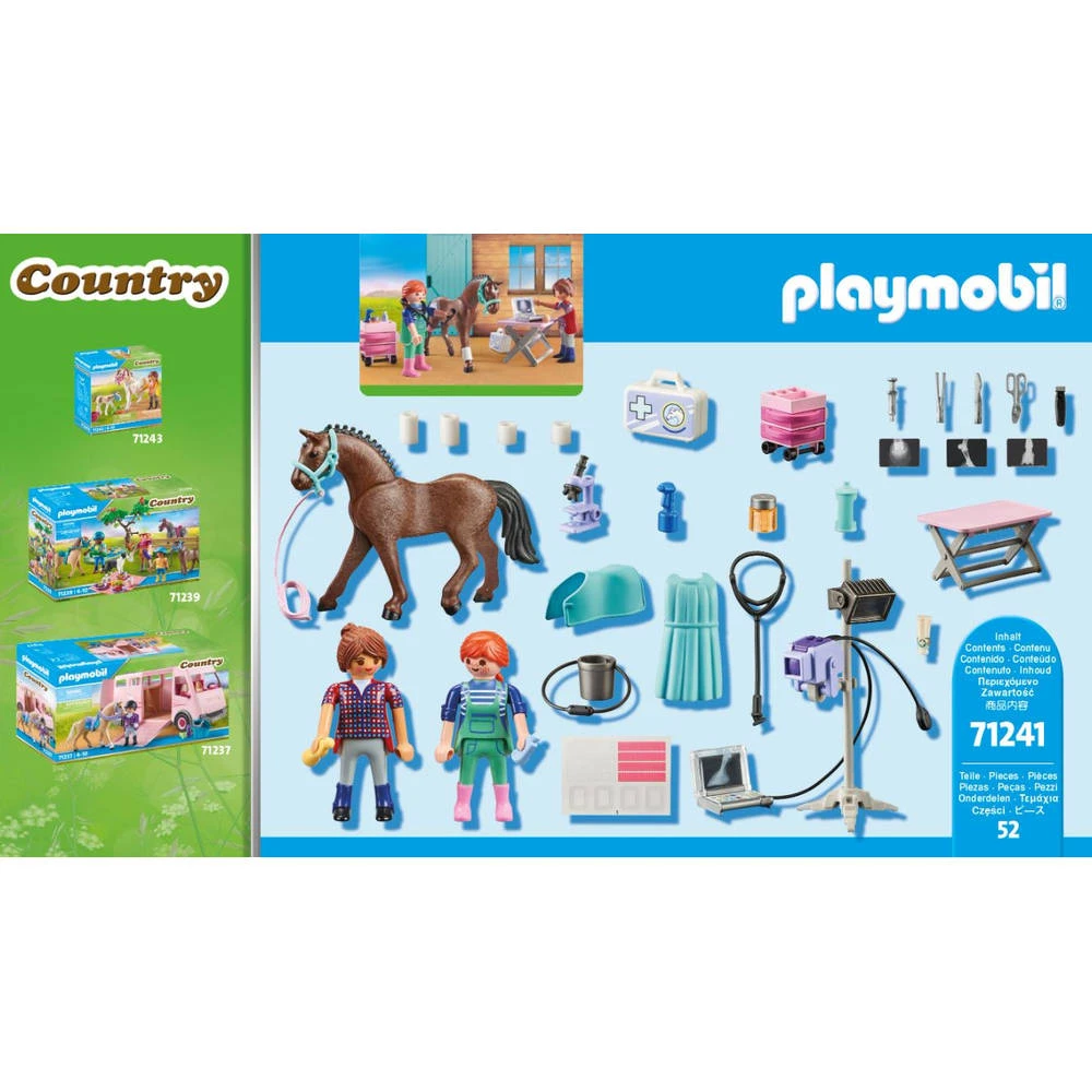 PLAYMOBIL Country Dierenarts Voor Paarden 71241 3 PLAYMOBIL Country Dierenarts Voor Paarden 71241 - Afbeelding 3