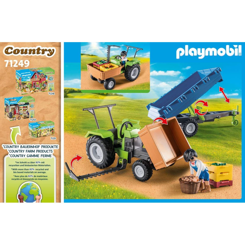 PLAYMOBIL Country Trekker Met Aanhanger 71249 4 PLAYMOBIL Country Trekker Met Aanhanger 71249 - Afbeelding 4