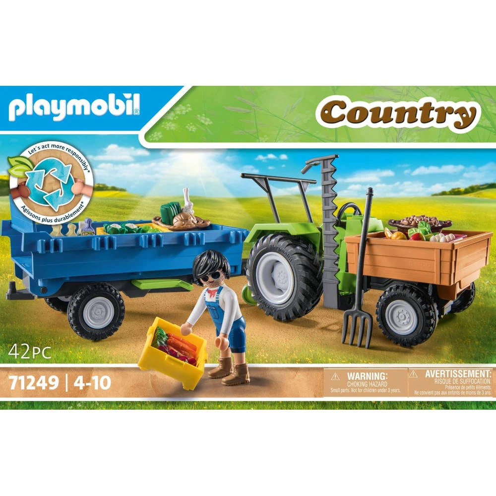 PLAYMOBIL Country Trekker Met Aanhanger 71249 2 PLAYMOBIL Country Trekker Met Aanhanger 71249 - Afbeelding 2