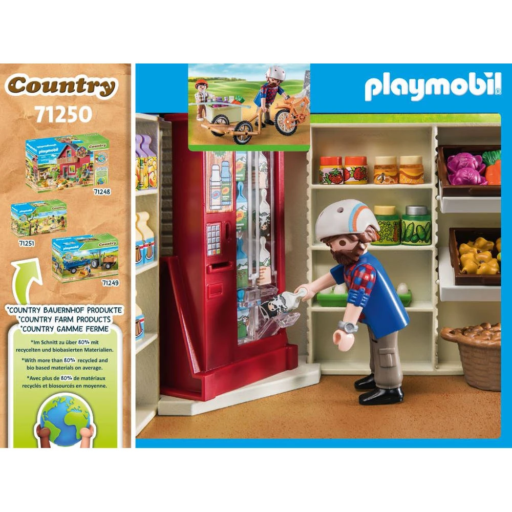 PLAYMOBIL Country 24-uurs Boerderijwinkel 71250 4 PLAYMOBIL Country 24-uurs Boerderijwinkel 71250 - Afbeelding 4