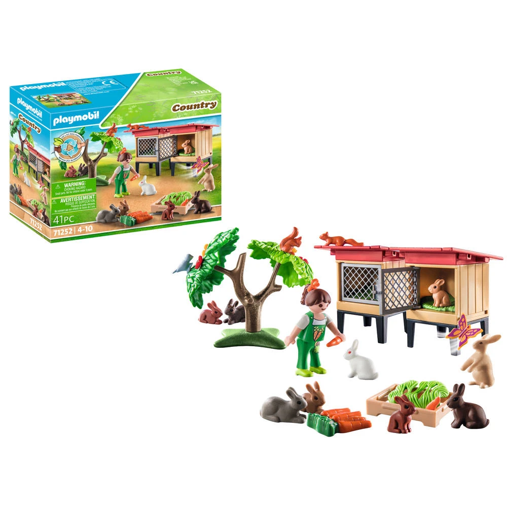 PLAYMOBIL Country Konijnenhok 71252 1 PLAYMOBIL Country Konijnenhok 71252