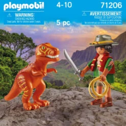 PLAYMOBIL DuoPack Avonturier Met T-Rex 71206 11 PLAYMOBIL DuoPack Avonturier Met T-Rex 71206 -Kinderspeelgoedwinkel 1995232 24c3acb6