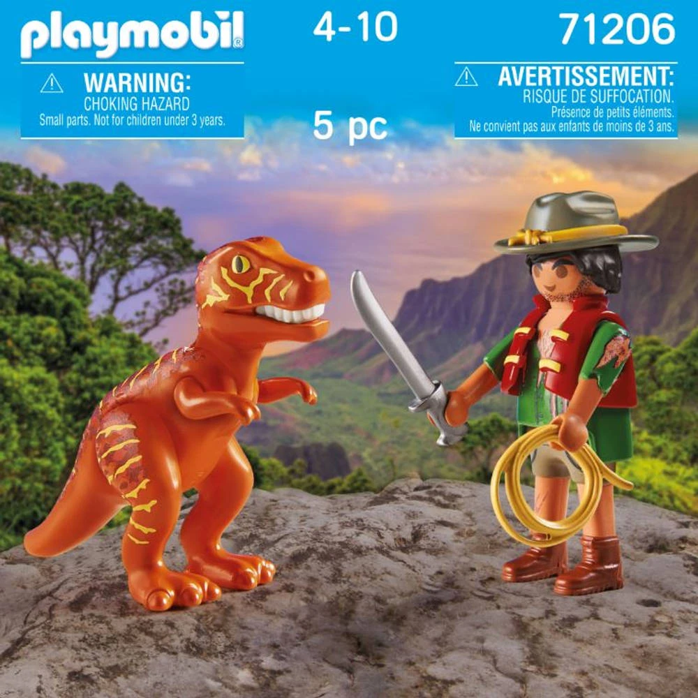 PLAYMOBIL DuoPack Avonturier Met T-Rex 71206 6 PLAYMOBIL DuoPack Avonturier Met T-Rex 71206 - Afbeelding 6