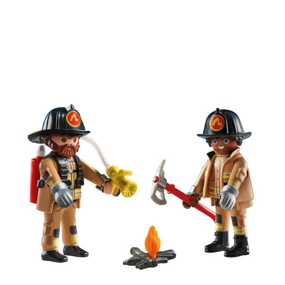 PLAYMOBIL DuoPack Brandweerlieden 71207 2 PLAYMOBIL DuoPack Brandweerlieden 71207 - Afbeelding 2