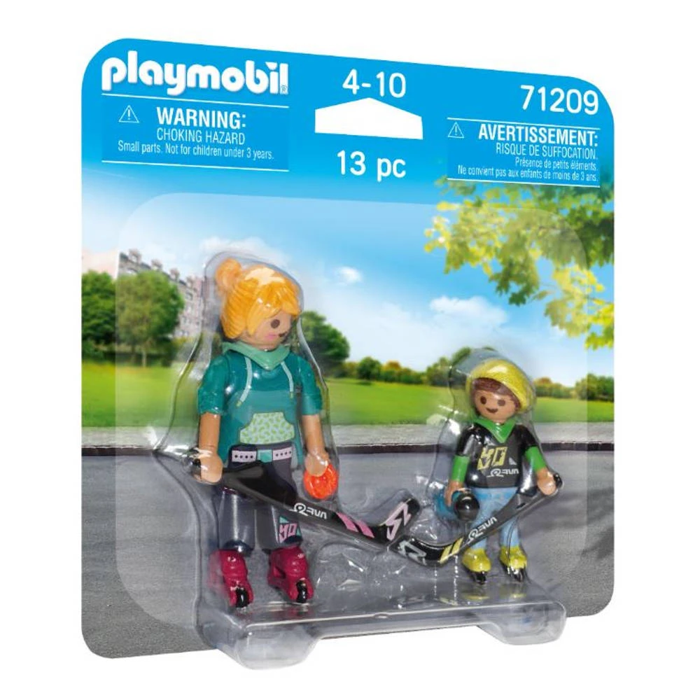 PLAYMOBIL DuoPack Inline-hockey 71209 3 PLAYMOBIL DuoPack Inline-hockey 71209 - Afbeelding 3