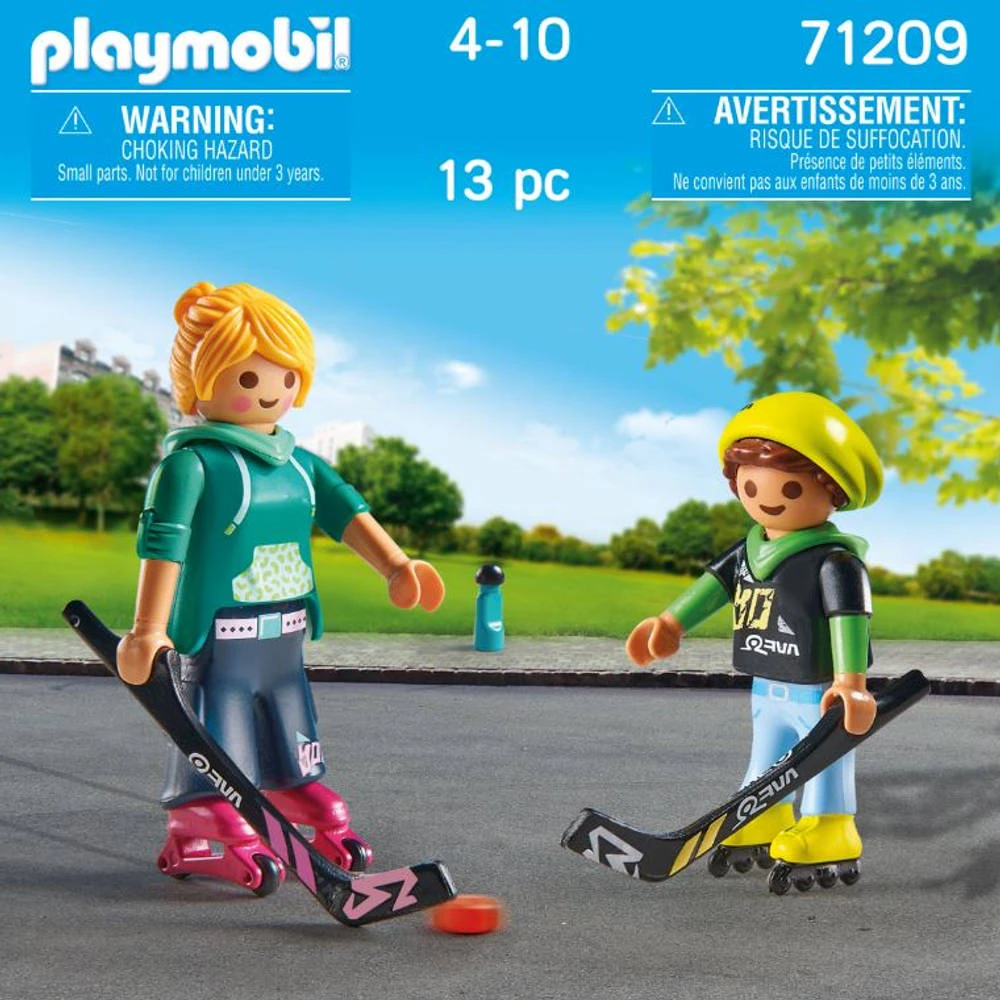 PLAYMOBIL DuoPack Inline-hockey 71209 5 PLAYMOBIL DuoPack Inline-hockey 71209 - Afbeelding 5