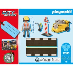 PLAYMOBIL Bouwvakker Met Randensnijder Cadeauset 71185 -Kinderspeelgoedwinkel 1995241 93a8b694