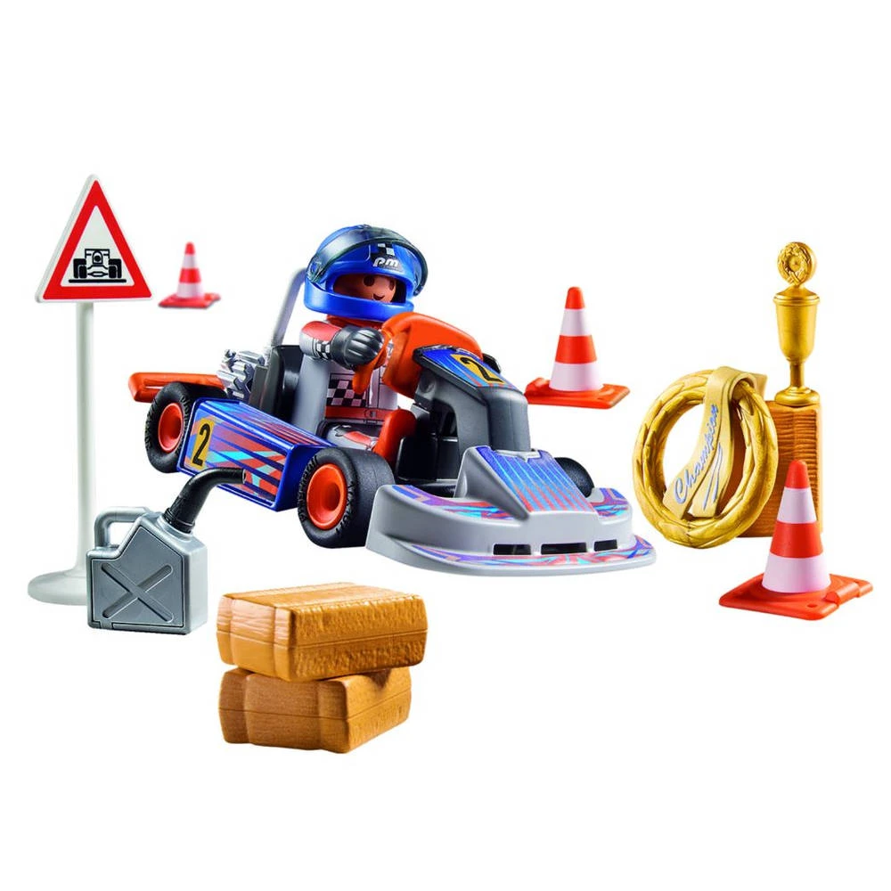 PLAYMOBIL Racekart Cadeauset 71187 2 PLAYMOBIL Racekart Cadeauset 71187 - Afbeelding 2