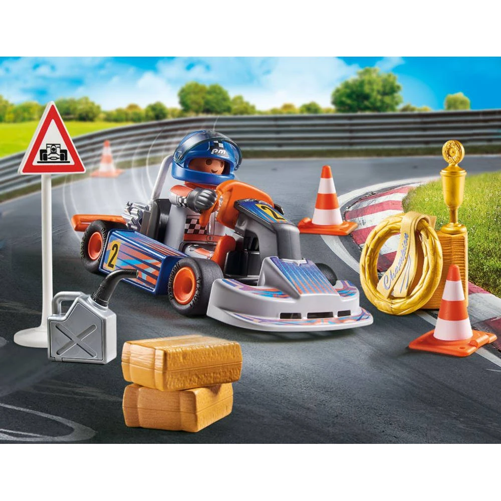 PLAYMOBIL Racekart Cadeauset 71187 4 PLAYMOBIL Racekart Cadeauset 71187 - Afbeelding 4