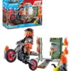 PLAYMOBIL Stuntshow Starterpack Motor Met Vuurmuur 71256