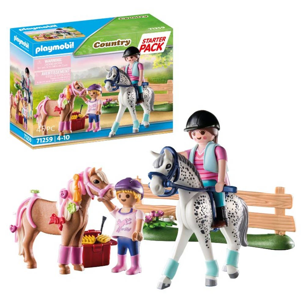 PLAYMOBIL Country Starterpack Paardenverzorging 71259 1 PLAYMOBIL Country Starterpack Paardenverzorging 71259